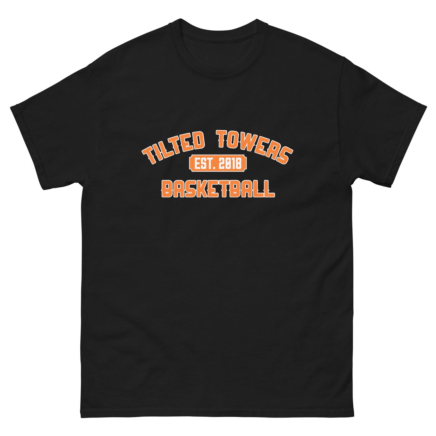Tilted Towers Basketball Tee